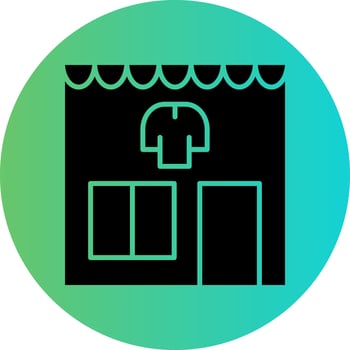 Clothing Store Vector Icon Design
