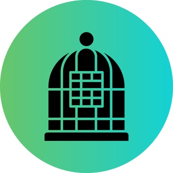 Birdcage Vector Icon Design