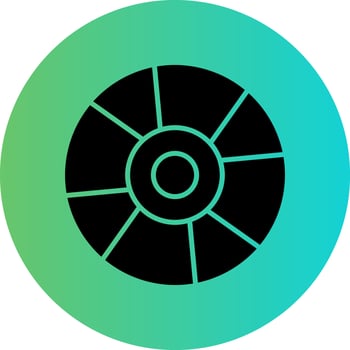 CD Vector Icon Design