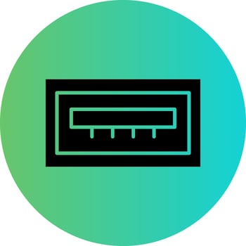 USB port Vector Icon Design