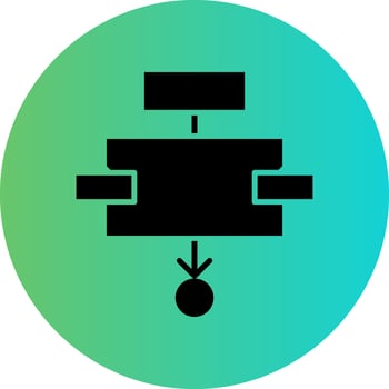 Workflow Vector Icon Design