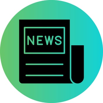 News Banner Vector Icon Design
