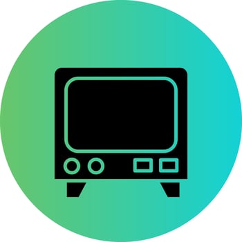 Television Vector Icon Design