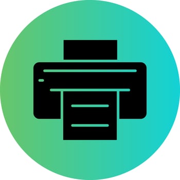 Printer Vector Icon Design