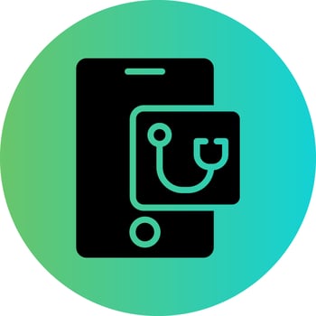 Medical App Vector Icon Design