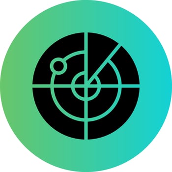 Radar Vector Icon Design