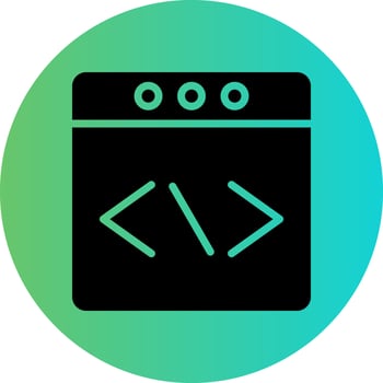 Web Programming Vector Icon Design