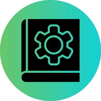 Management Learning Vector Icon Design