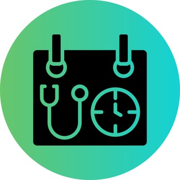 Medical Appointment Vector Icon Design