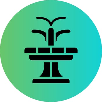 Fountain Vector Icon Design