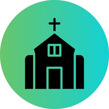 Church Vector Icon Design