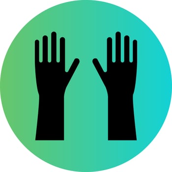 Gloves Vector Icon Design