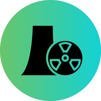 Nuclear Vector Icon Design
