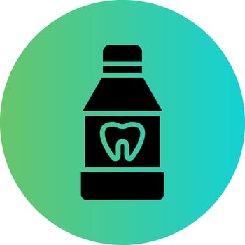 Mouthwash Vector Icon Design