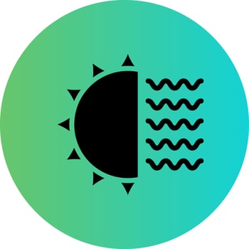 Heat Wave Vector Icon Design