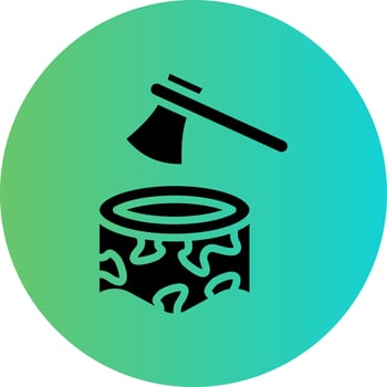 Deforestation Vector Icon Design
