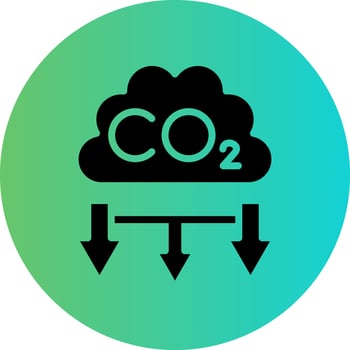CO Pollution Vector Icon Design