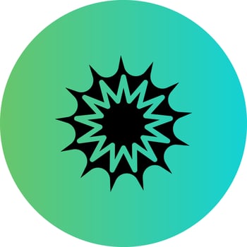 Explosion Vector Icon Design