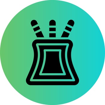 Pencil Case Vector Icon Design