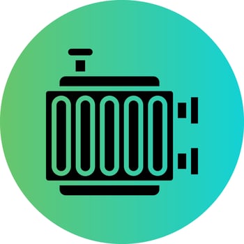 Radiator Vector Icon Design