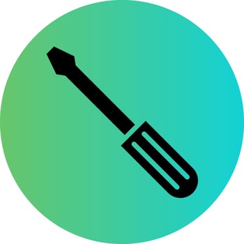 Screwdriver Vector Icon Design