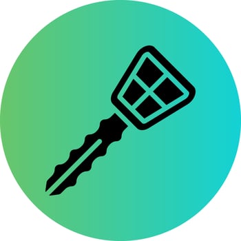 Car Key Vector Icon Design