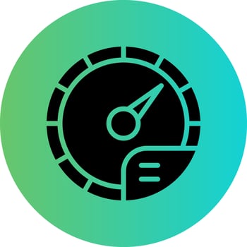 Speedometer Vector Icon Design