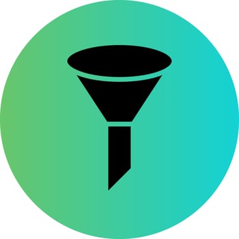 Funnel Vector Icon Design
