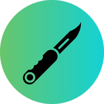 Pocket Knife Vector Icon Design