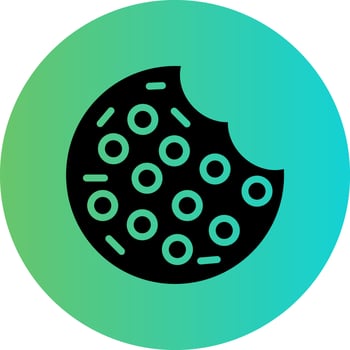 Cookie Vector Icon Design