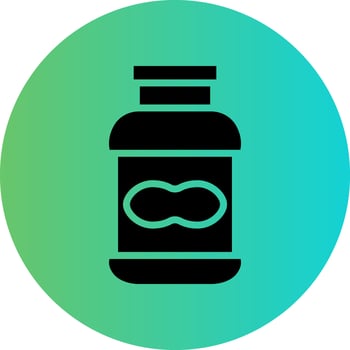 Peanut Butter Vector Icon Design