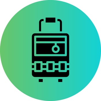 Luggage Vector Icon Design