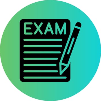 Exam Vector Icon Design