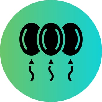 Balloons Vector Icon Design