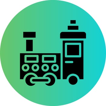 Train Toy Vector Icon Design