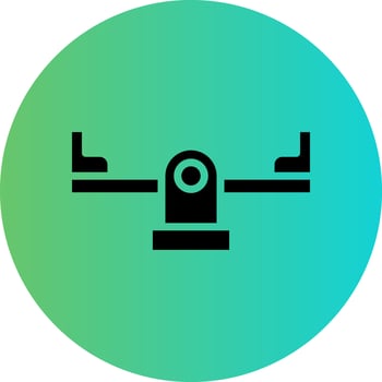 Seesaw Vector Icon Design