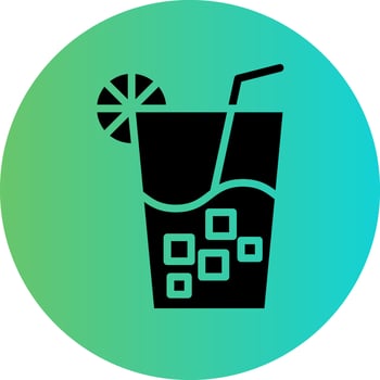 Cold Drink Vector Icon Design