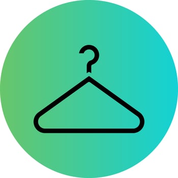 Clothes Hanger Vector Icon Design