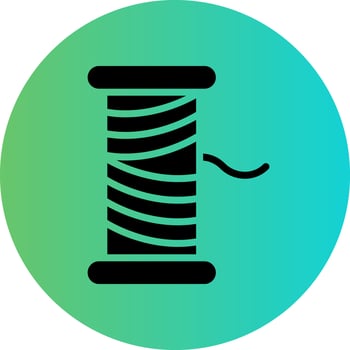 Spool Vector Icon Design