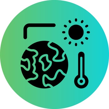 Global Warming Vector Icon Design