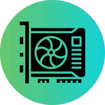 Vga Card Vector Icon Design