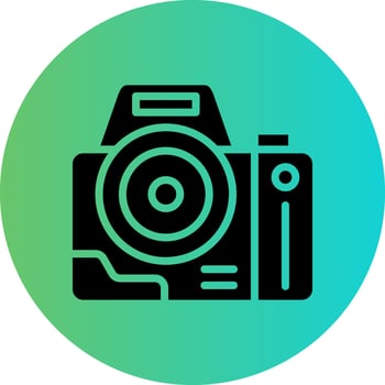 Advanced Camera Vector Icon Design