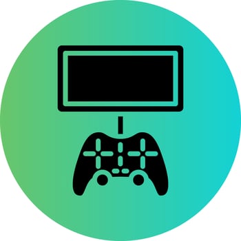 Mobile Game Console Vector Icon Design