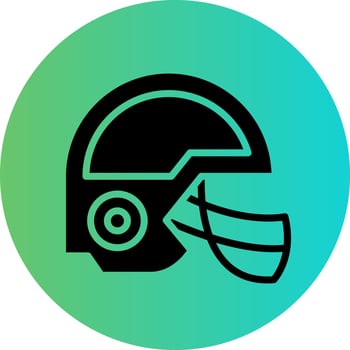 Helmet Vector Icon Design