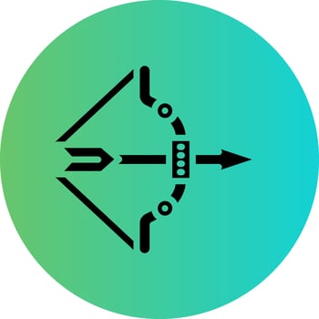 Archery Vector Icon Design