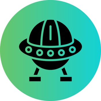 UFO Vector Icon Design