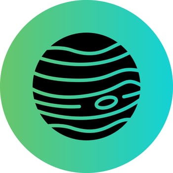 Jupiter Vector Icon Design