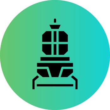 Lander Vector Icon Design