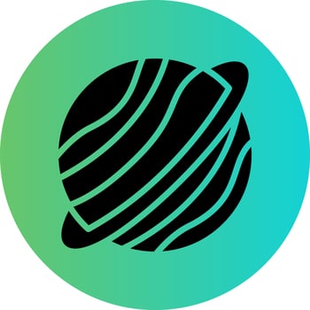 Uranus Vector Icon Design