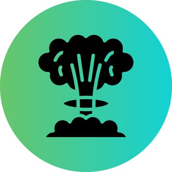 Explosion Vector Icon Design